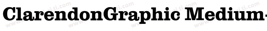 ClarendonGraphic Medium字体转换